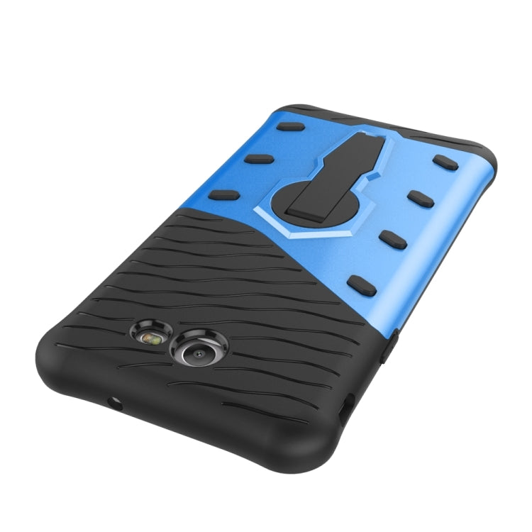 For Galaxy J7 (2017) / J727 (US Version) Shock-Resistant 360 Degree Spin Sniper Hybrid Case TPU + PC Combination Case with Holder