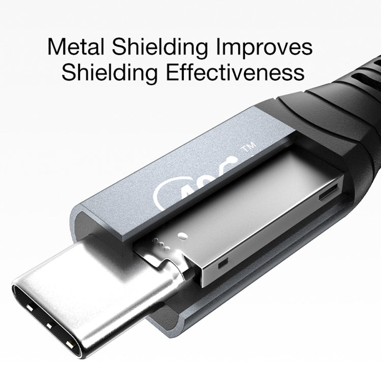 9159 40Gbps USB-C / Type-C Male to USB-C / Type-C Female USB4 Braided Data Cable, Length: 0.8m