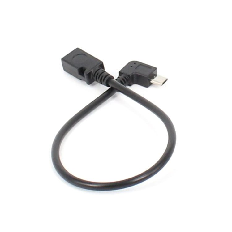 3 PCS LY-U3X097 Micro USB 5 Pin Right Elbow Male to USB-C / Type-C Female Charging Data Cable, Cable Length: 27cm