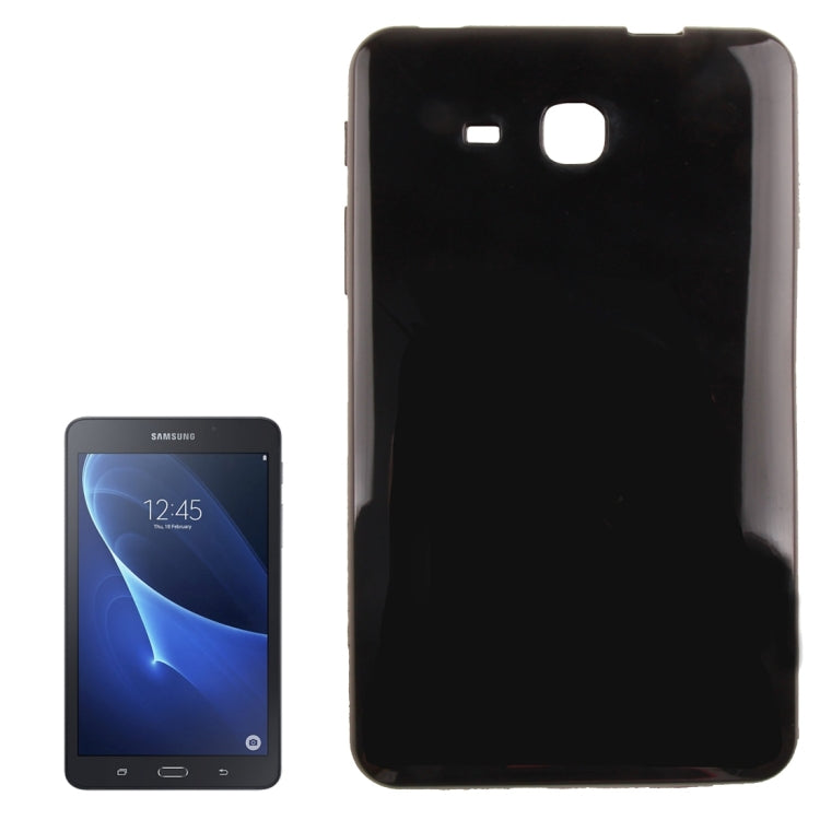 For Galaxy Tab A 7.0 (2016) / T280 Solid Color Smooth Surface TPU Case(Black)