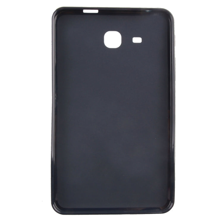 For Galaxy Tab A 7.0 (2016) / T280 Solid Color Smooth Surface TPU Case(Black)