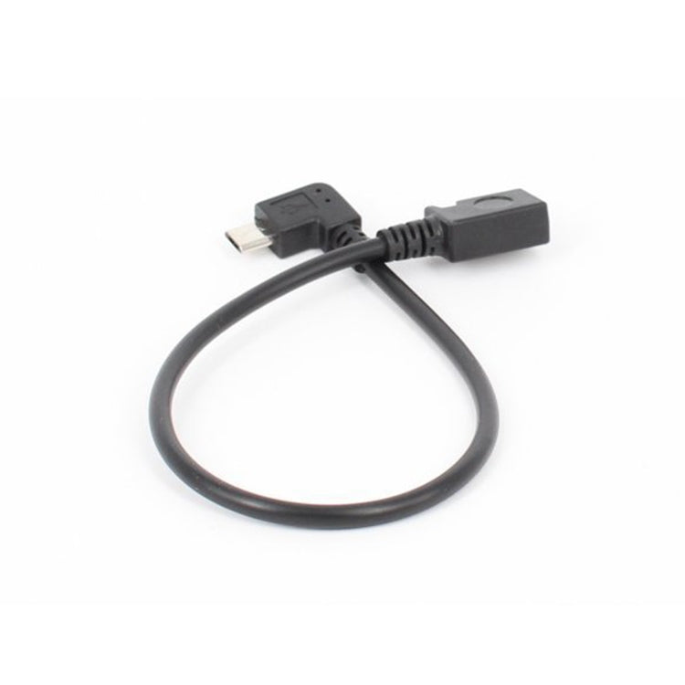 3 PCS LY-U3X097 Micro USB 5 Pin Left Elbow Male to USB-C / Type-C Female Charging Data Cable, Cable Length: 27cm
