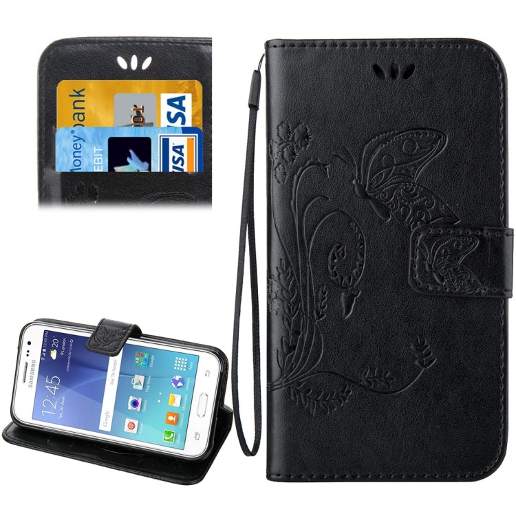 For Galaxy J2 Crazy Horse Texture Printing Horizontal Flip Leather Case with Holder & Card Slots & Wallet & Lanyard