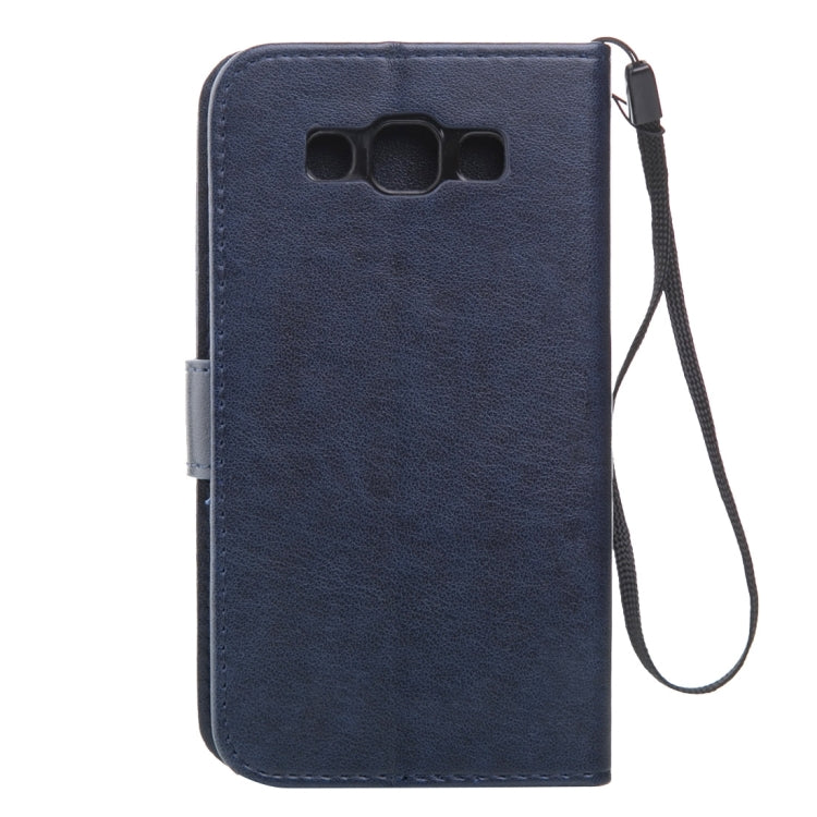For Galaxy J2 Crazy Horse Texture Printing Horizontal Flip Leather Case with Holder & Card Slots & Wallet & Lanyard
