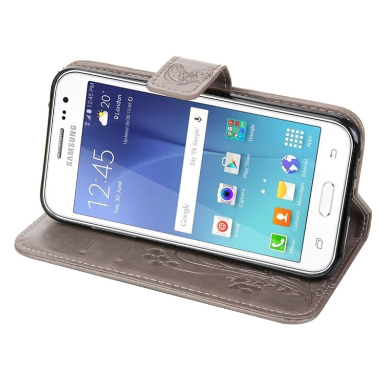 For Galaxy J2 Crazy Horse Texture Printing Horizontal Flip Leather Case with Holder & Card Slots & Wallet & Lanyard