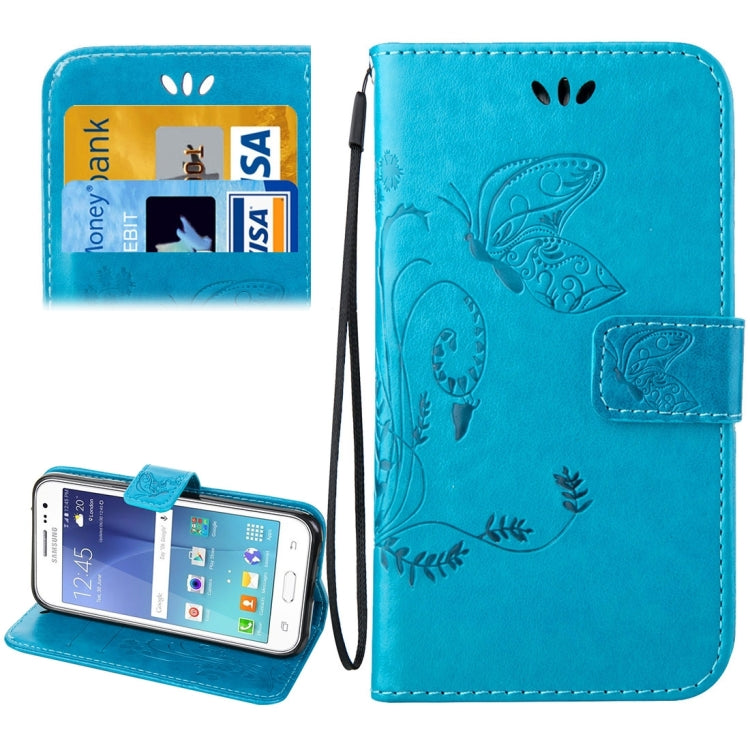 For Galaxy J2 Crazy Horse Texture Printing Horizontal Flip Leather Case with Holder & Card Slots & Wallet & Lanyard