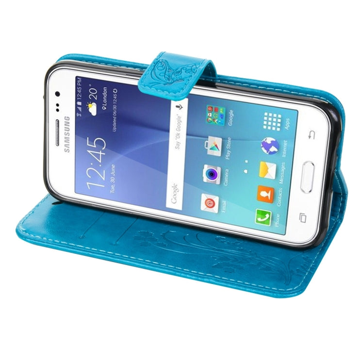 For Galaxy J2 Crazy Horse Texture Printing Horizontal Flip Leather Case with Holder & Card Slots & Wallet & Lanyard
