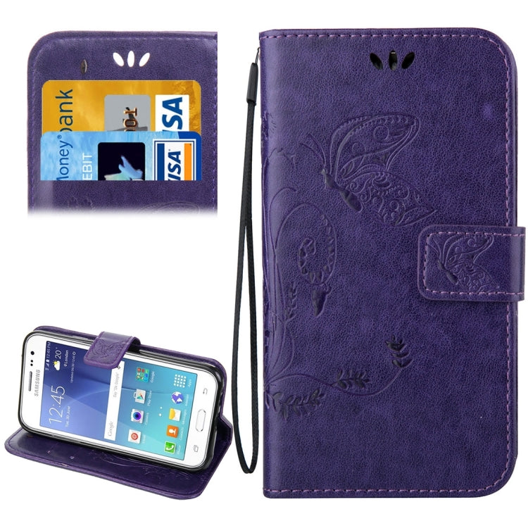 For Galaxy J2 Crazy Horse Texture Printing Horizontal Flip Leather Case with Holder & Card Slots & Wallet & Lanyard