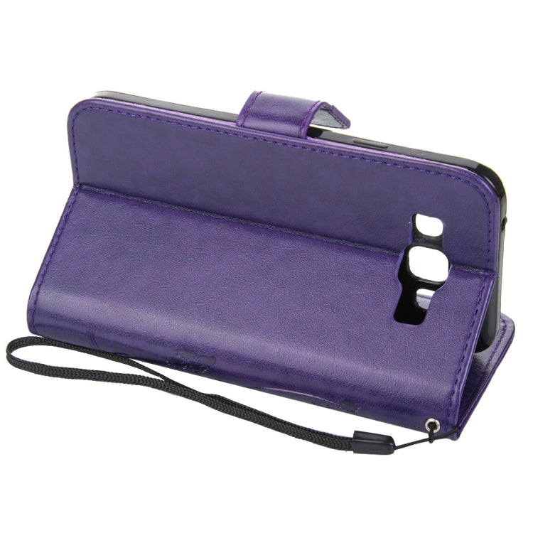 For Galaxy J2 Crazy Horse Texture Printing Horizontal Flip Leather Case with Holder & Card Slots & Wallet & Lanyard