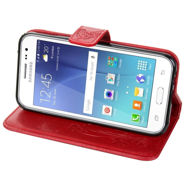 For Galaxy J2 Crazy Horse Texture Printing Horizontal Flip Leather Case with Holder & Card Slots & Wallet & Lanyard