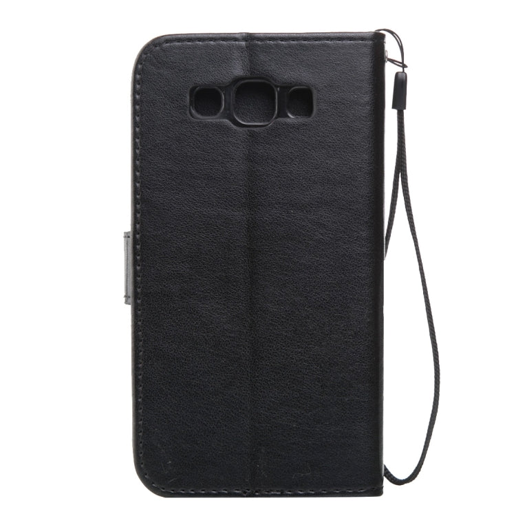For Galaxy J3 Crazy Horse Texture Printing Horizontal Flip Leather Case with Holder & Card Slots & Wallet & Lanyard