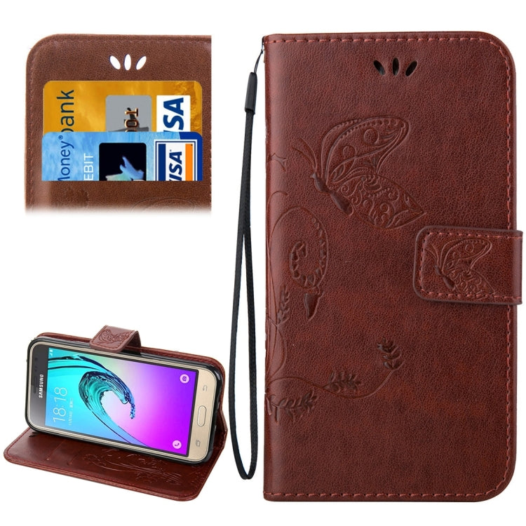 For Galaxy J3 Crazy Horse Texture Printing Horizontal Flip Leather Case with Holder & Card Slots & Wallet & Lanyard