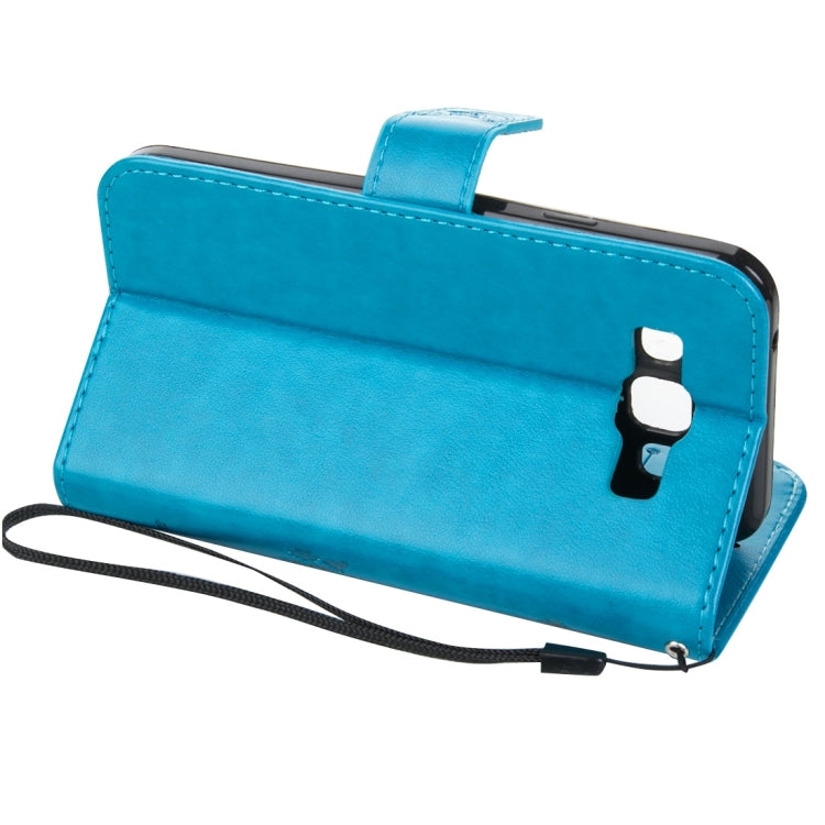 For Galaxy J3 Crazy Horse Texture Printing Horizontal Flip Leather Case with Holder & Card Slots & Wallet & Lanyard