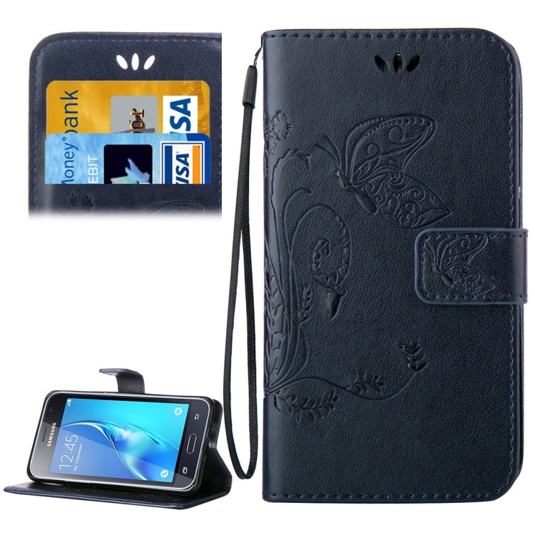 For Galaxy J1 (2016) / J120 Crazy Horse Texture Printing Horizontal Flip Leather Case with Holder & Card Slots & Wallet & Lanyard