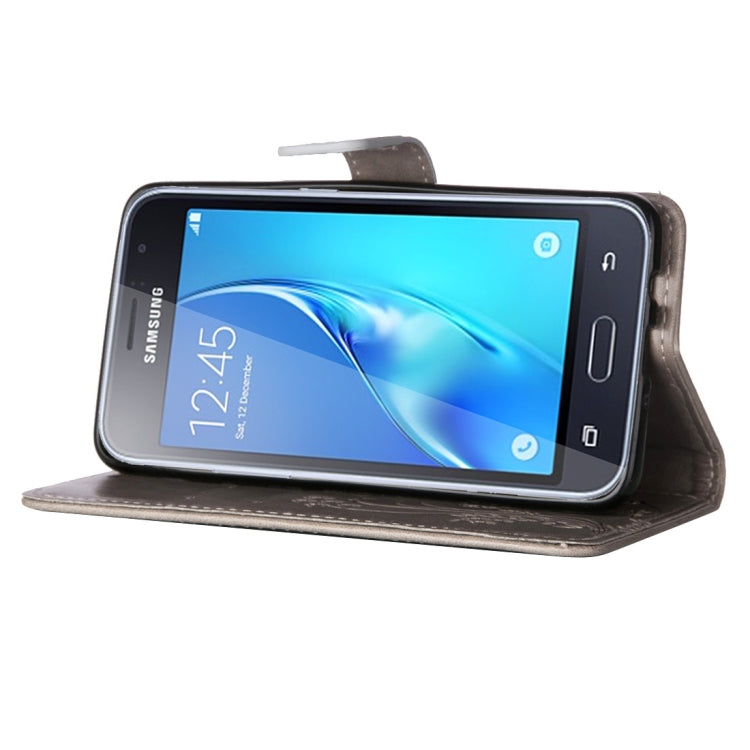For Galaxy J1 (2016) / J120 Crazy Horse Texture Printing Horizontal Flip Leather Case with Holder & Card Slots & Wallet & Lanyard