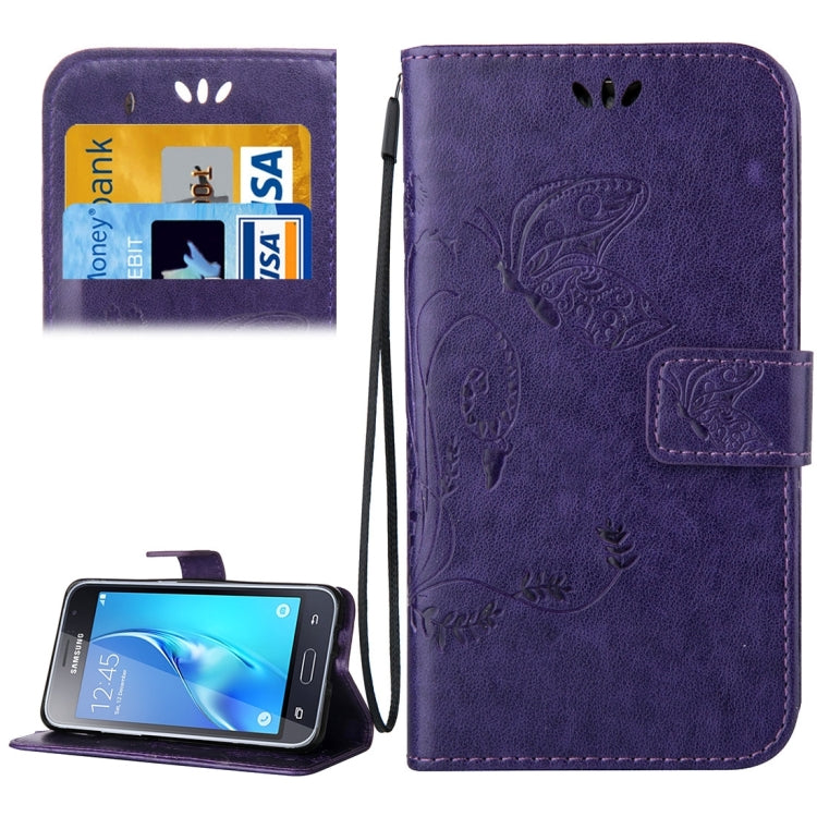 For Galaxy J1 (2016) / J120 Crazy Horse Texture Printing Horizontal Flip Leather Case with Holder & Card Slots & Wallet & Lanyard