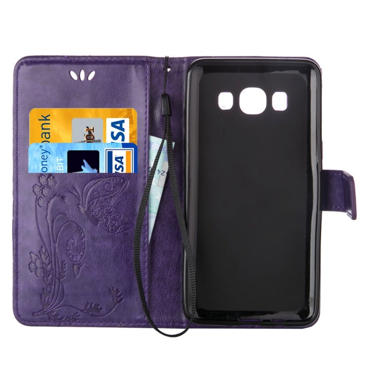 For Galaxy J1 (2016) / J120 Crazy Horse Texture Printing Horizontal Flip Leather Case with Holder & Card Slots & Wallet & Lanyard