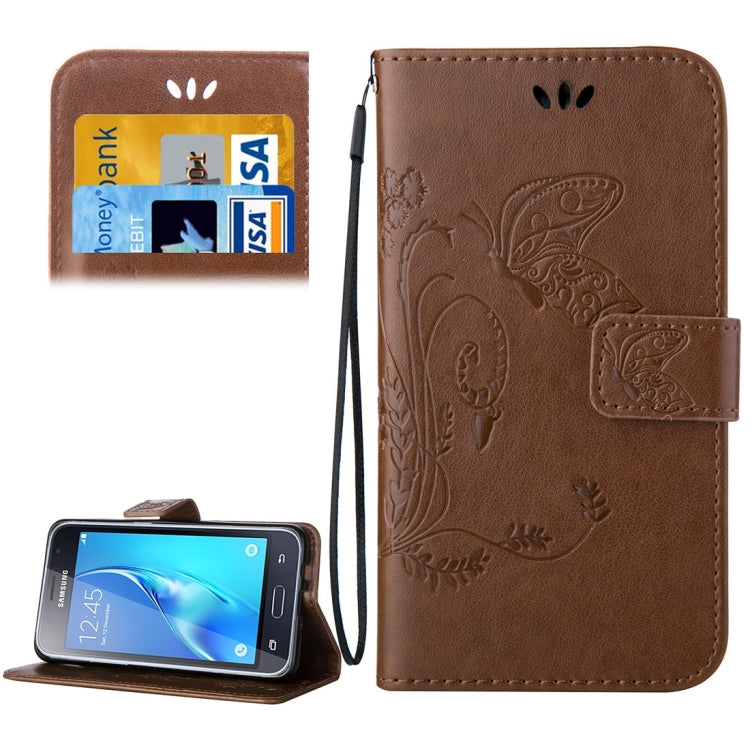 For Galaxy J1 (2016) / J120 Crazy Horse Texture Printing Horizontal Flip Leather Case with Holder & Card Slots & Wallet & Lanyard