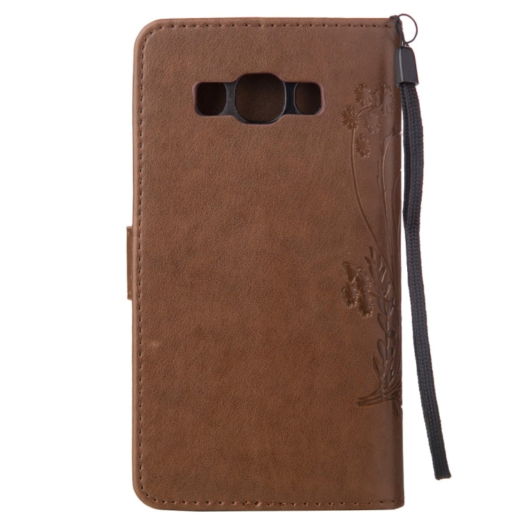 For Galaxy J1 (2016) / J120 Crazy Horse Texture Printing Horizontal Flip Leather Case with Holder & Card Slots & Wallet & Lanyard