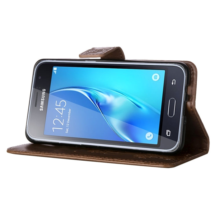For Galaxy J1 (2016) / J120 Crazy Horse Texture Printing Horizontal Flip Leather Case with Holder & Card Slots & Wallet & Lanyard