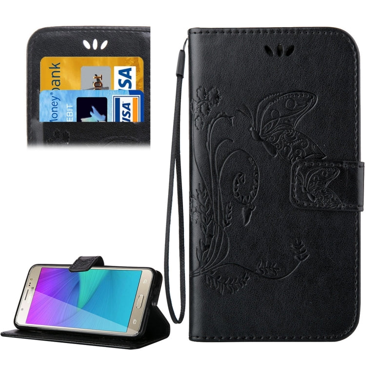 For Galaxy J5 (2016) / J510 Crazy Horse Texture Printing Horizontal Flip Leather Case with Holder & Card Slots & Wallet & Lanyard