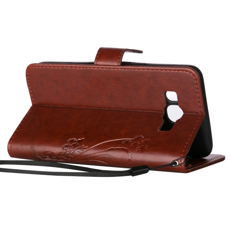 For Galaxy J5 (2016) / J510 Crazy Horse Texture Printing Horizontal Flip Leather Case with Holder & Card Slots & Wallet & Lanyard