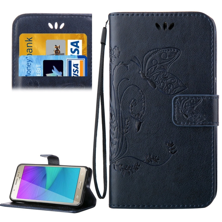 For Galaxy J5 (2016) / J510 Crazy Horse Texture Printing Horizontal Flip Leather Case with Holder & Card Slots & Wallet & Lanyard