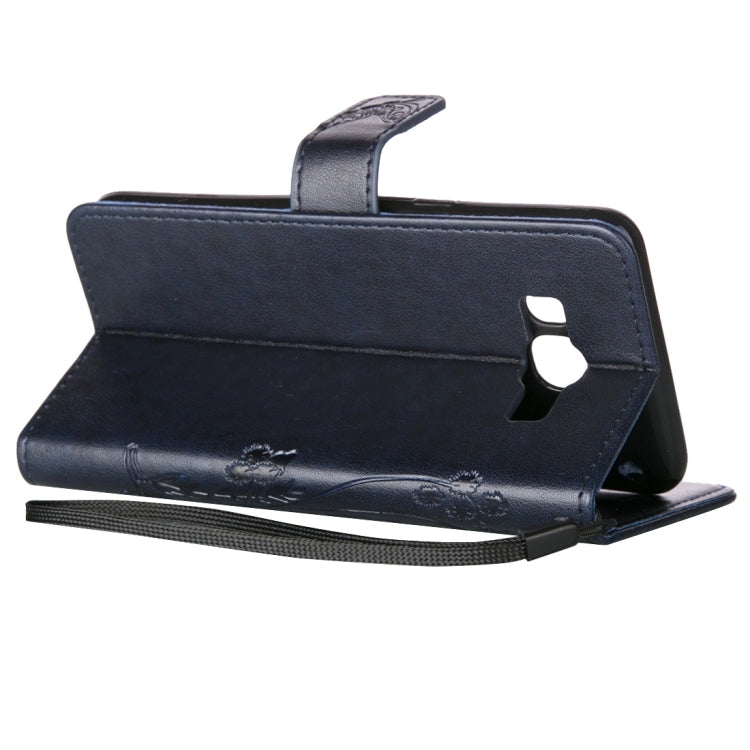 For Galaxy J5 (2016) / J510 Crazy Horse Texture Printing Horizontal Flip Leather Case with Holder & Card Slots & Wallet & Lanyard