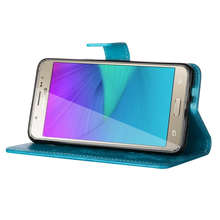 For Galaxy J5 (2016) / J510 Crazy Horse Texture Printing Horizontal Flip Leather Case with Holder & Card Slots & Wallet & Lanyard