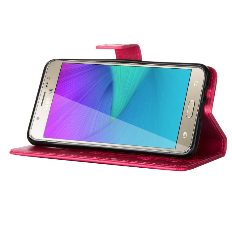 For Galaxy J5 (2016) / J510 Crazy Horse Texture Printing Horizontal Flip Leather Case with Holder & Card Slots & Wallet & Lanyard