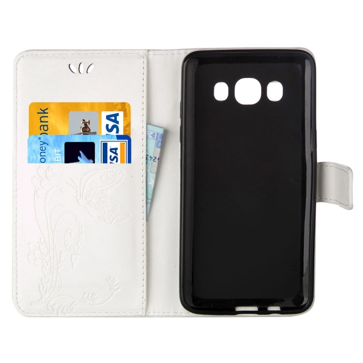For Galaxy J5 (2016) / J510 Crazy Horse Texture Printing Horizontal Flip Leather Case with Holder & Card Slots & Wallet & Lanyard
