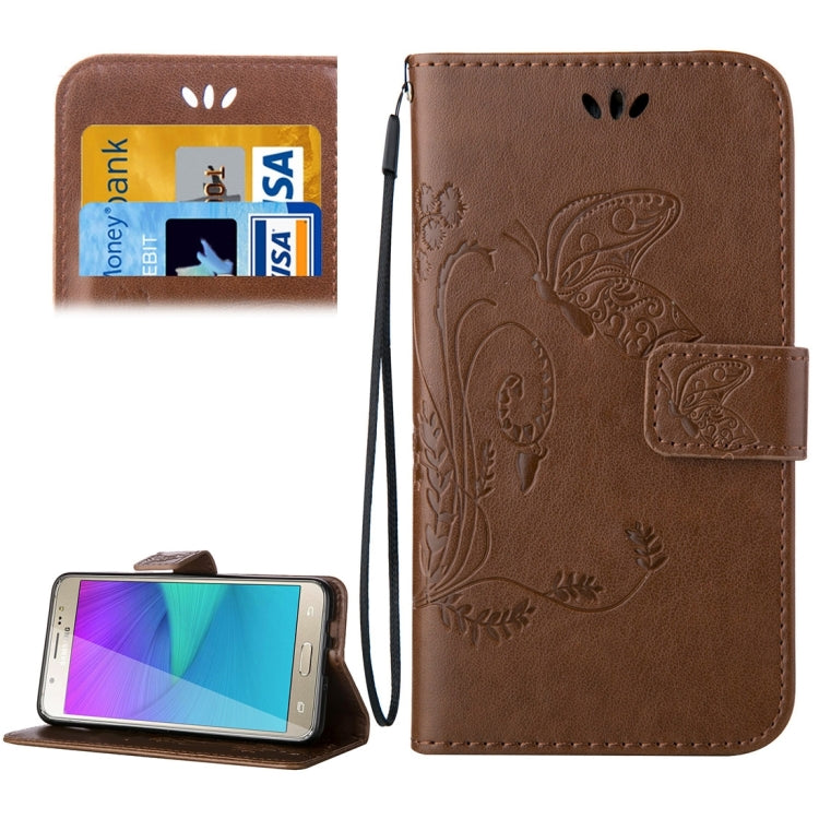 For Galaxy J5 (2016) / J510 Crazy Horse Texture Printing Horizontal Flip Leather Case with Holder & Card Slots & Wallet & Lanyard