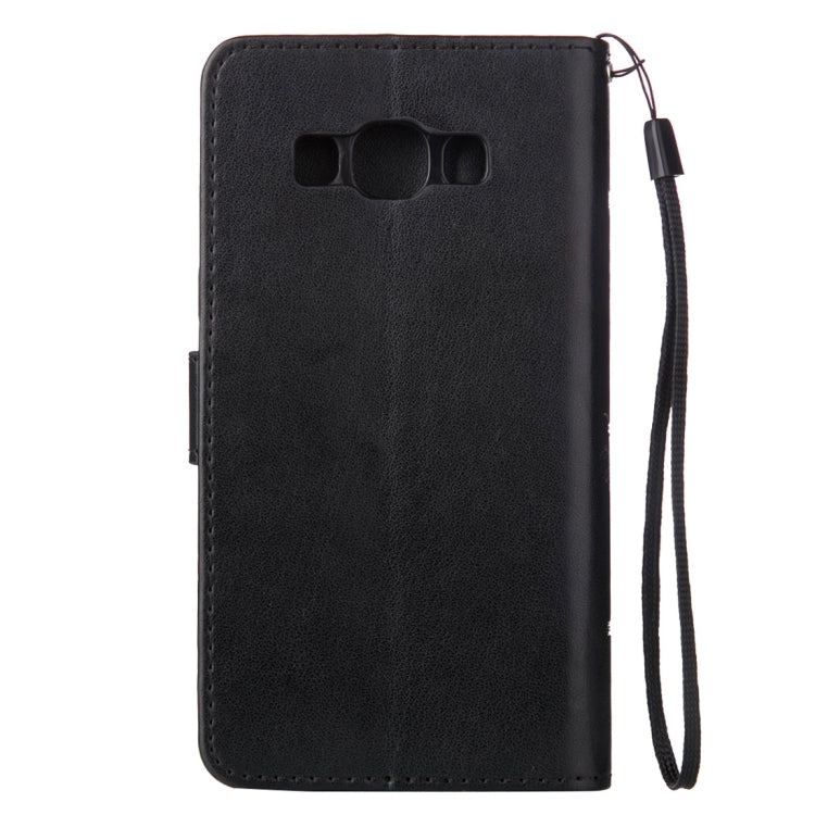 For Galaxy J7 (2016) / J710 Crazy Horse Texture Printing Horizontal Flip Leather Case with Holder & Card Slots & Wallet & Lanyard