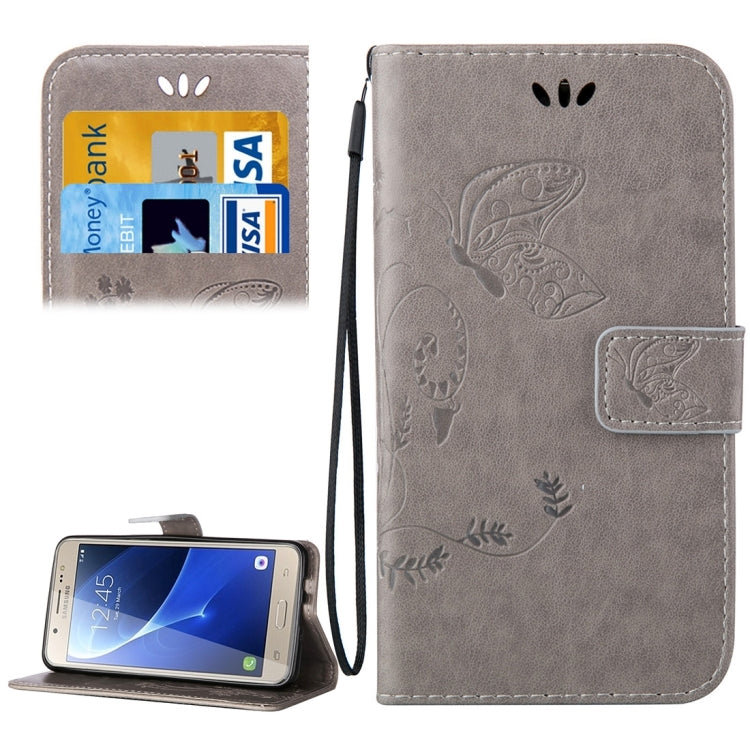 For Galaxy J7 (2016) / J710 Crazy Horse Texture Printing Horizontal Flip Leather Case with Holder & Card Slots & Wallet & Lanyard
