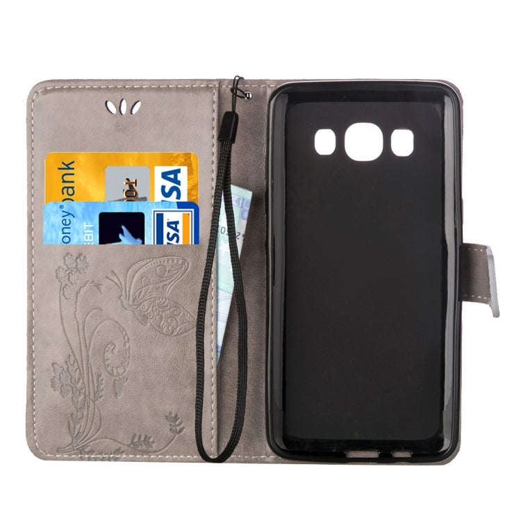 For Galaxy J7 (2016) / J710 Crazy Horse Texture Printing Horizontal Flip Leather Case with Holder & Card Slots & Wallet & Lanyard