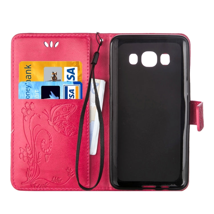 For Galaxy J7 (2016) / J710 Crazy Horse Texture Printing Horizontal Flip Leather Case with Holder & Card Slots & Wallet & Lanyard