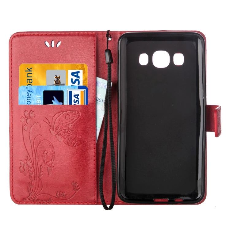 For Galaxy J7 (2016) / J710 Crazy Horse Texture Printing Horizontal Flip Leather Case with Holder & Card Slots & Wallet & Lanyard