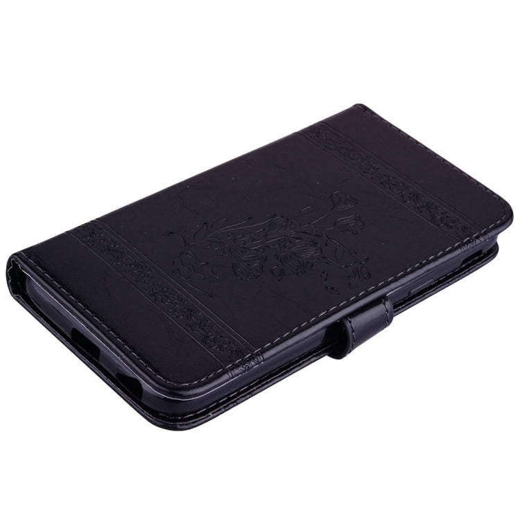 For Galaxy J7 (2017) / J730 ( EU Version) Retro Oil Wax Texture Embossed Horizontal Flip Leather Case with Holder & Card Slots & Wallet & Photo Frame