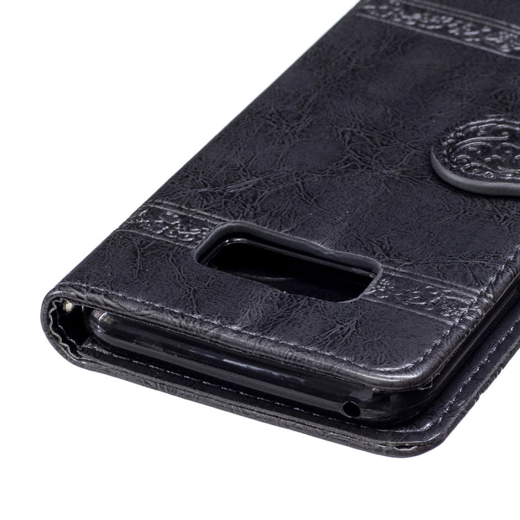 For Galaxy Note 8 Retro Oil Wax Texture Embossed Horizontal Flip Leather Case with Holder & Card Slots & Wallet & Photo Frame & Lanyard