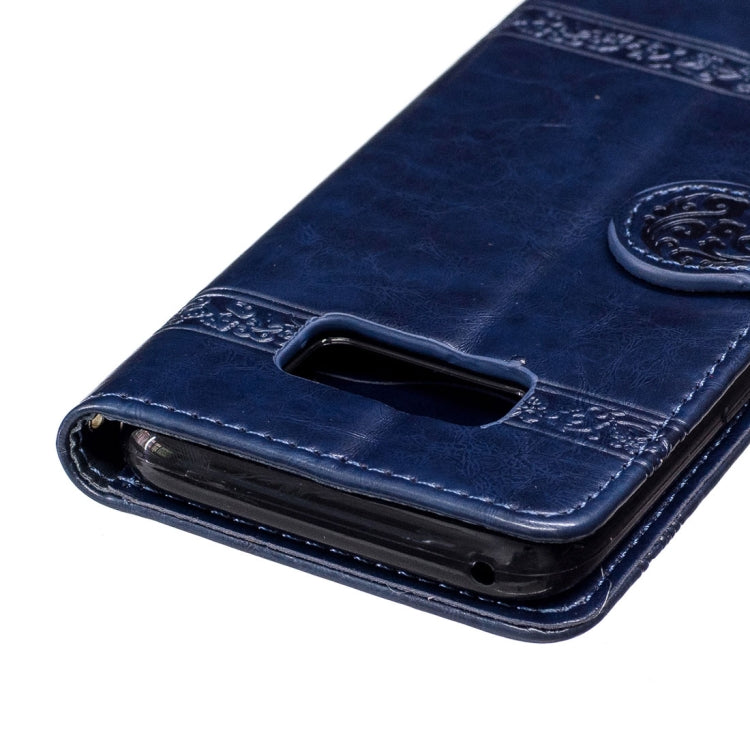 For Galaxy Note 8 Retro Oil Wax Texture Embossed Horizontal Flip Leather Case with Holder & Card Slots & Wallet & Photo Frame & Lanyard