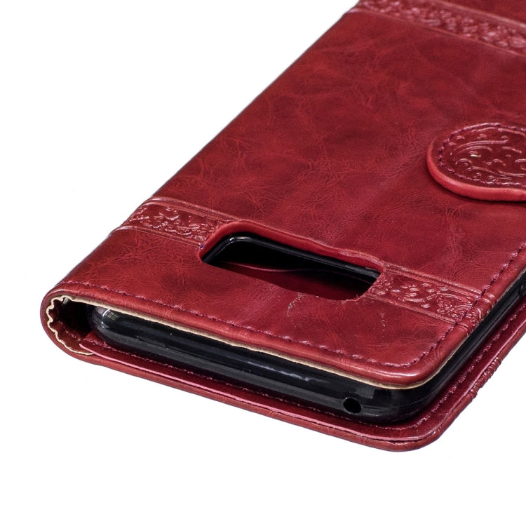 For Galaxy Note 8 Retro Oil Wax Texture Embossed Horizontal Flip Leather Case with Holder & Card Slots & Wallet & Photo Frame & Lanyard