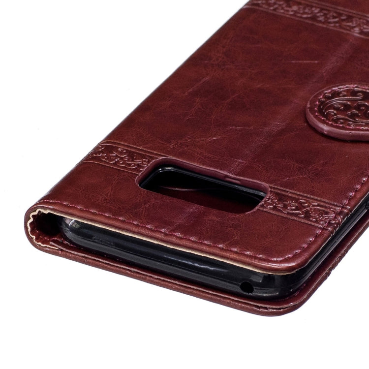 For Galaxy Note 8 Retro Oil Wax Texture Embossed Horizontal Flip Leather Case with Holder & Card Slots & Wallet & Photo Frame & Lanyard