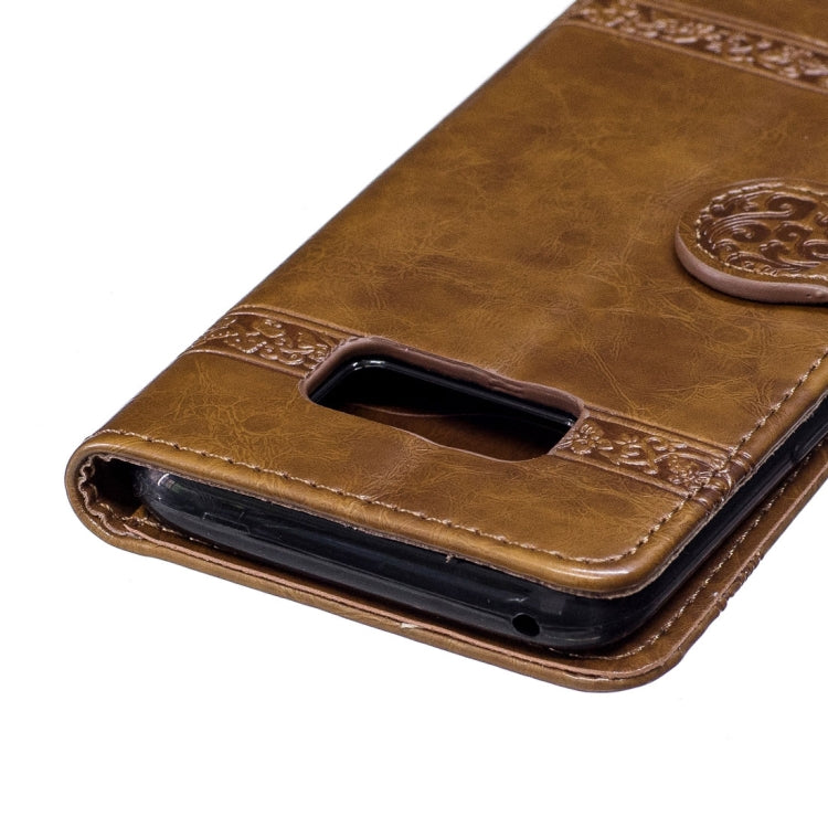 For Galaxy Note 8 Retro Oil Wax Texture Embossed Horizontal Flip Leather Case with Holder & Card Slots & Wallet & Photo Frame & Lanyard