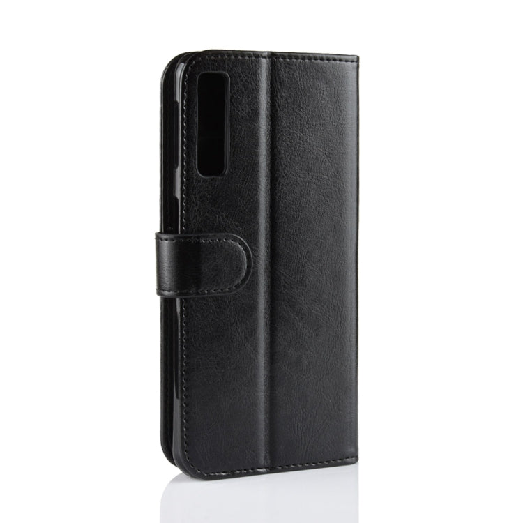 For Galaxy A7 (2018) / A750 Crazy Horse Texture Horizontal Flip Leather Case with Holder & Card Slots & Wallet