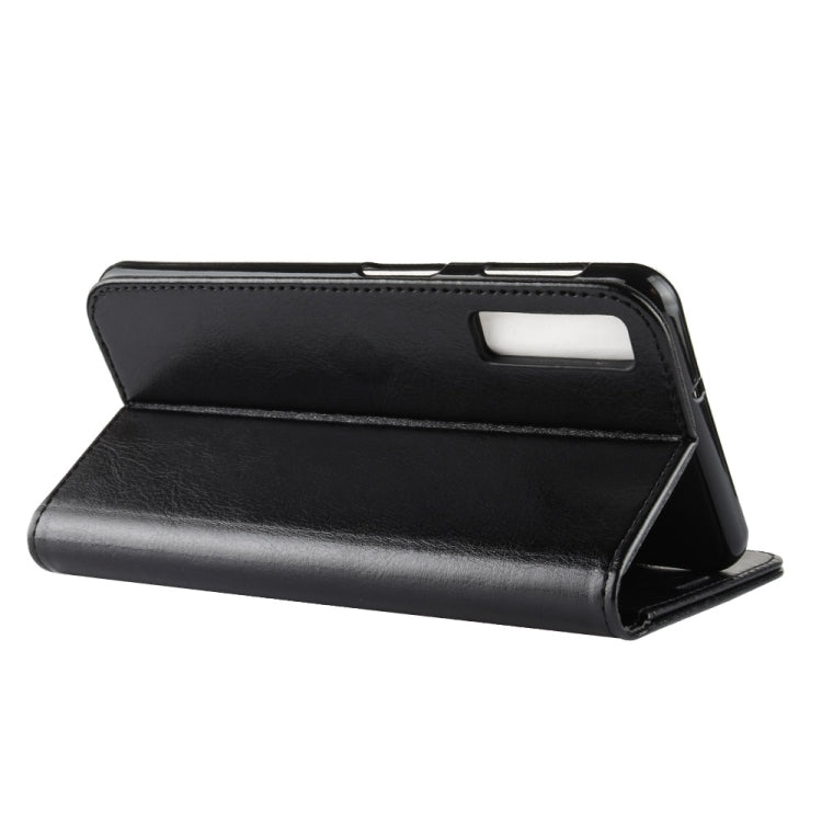 For Galaxy A7 (2018) / A750 Crazy Horse Texture Horizontal Flip Leather Case with Holder & Card Slots & Wallet