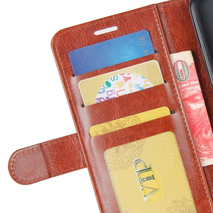 For Galaxy A7 (2018) / A750 Crazy Horse Texture Horizontal Flip Leather Case with Holder & Card Slots & Wallet