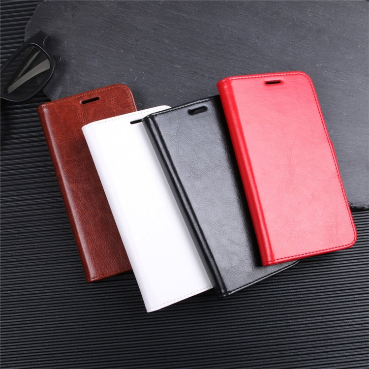 For Galaxy A7 (2018) / A750 Crazy Horse Texture Horizontal Flip Leather Case with Holder & Card Slots & Wallet