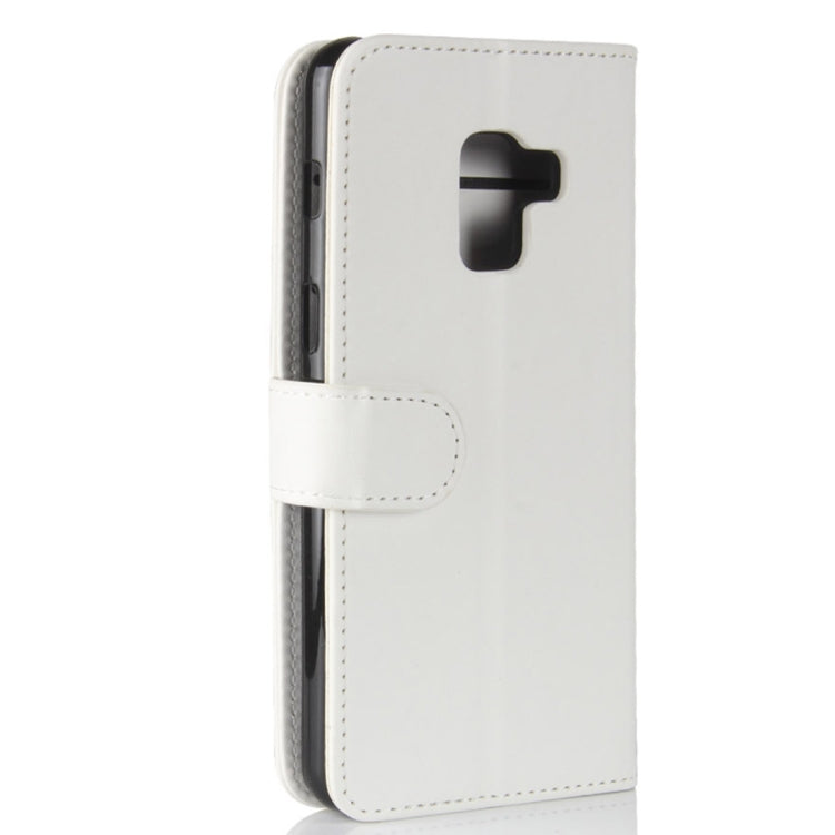 For Galaxy A5 (2018) A530F Crazy Horse Texture Horizontal Flip Leather Case with Holder & Card Slots & Wallet
