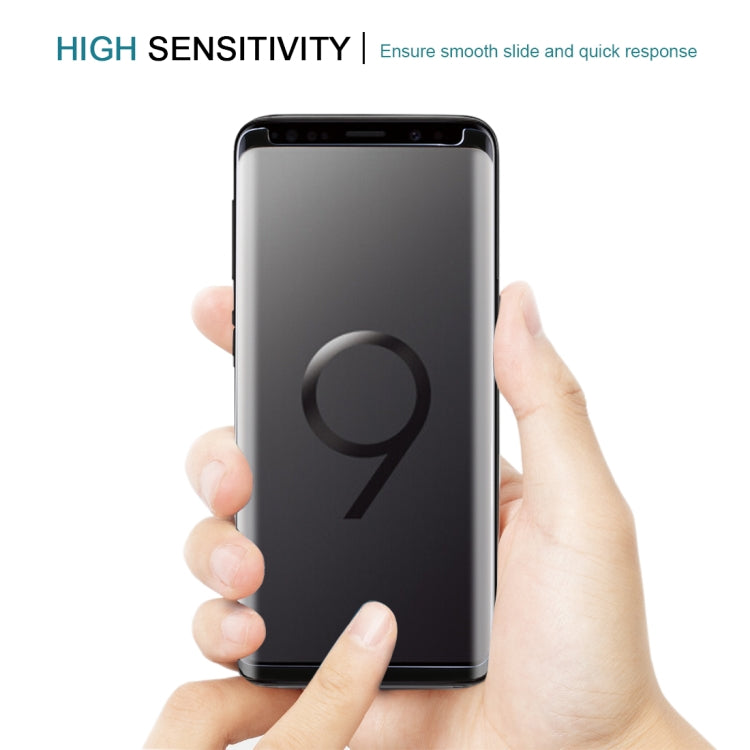 For Galaxy S9 9H Surface Hardness 3D Curved Edge Anti-scratch Non-full Screen HD Tempered Glass Screen Protector