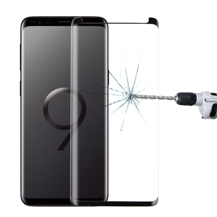 For Galaxy S9 9H Surface Hardness 3D Curved Edge Anti-scratch Non-full Screen HD Tempered Glass Screen Protector